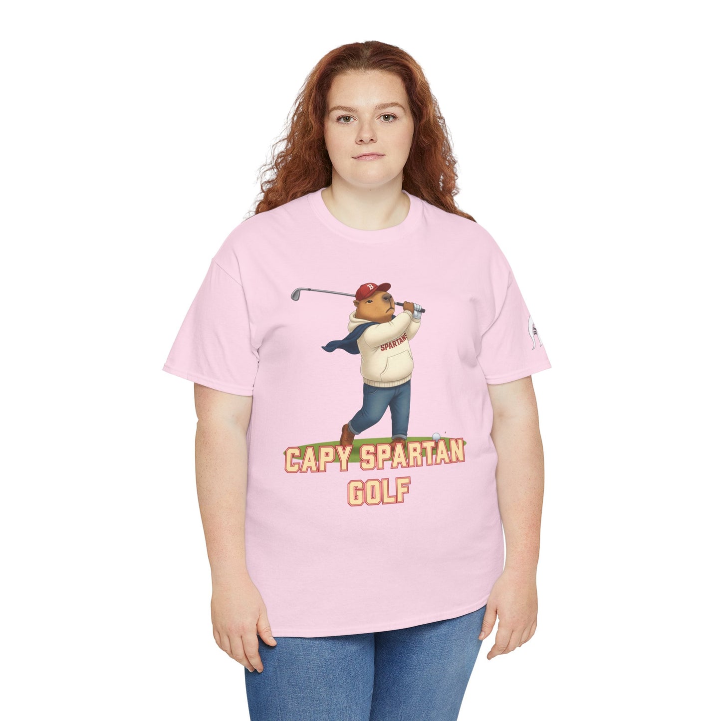 Capy Spartan Golf Gildan Tee