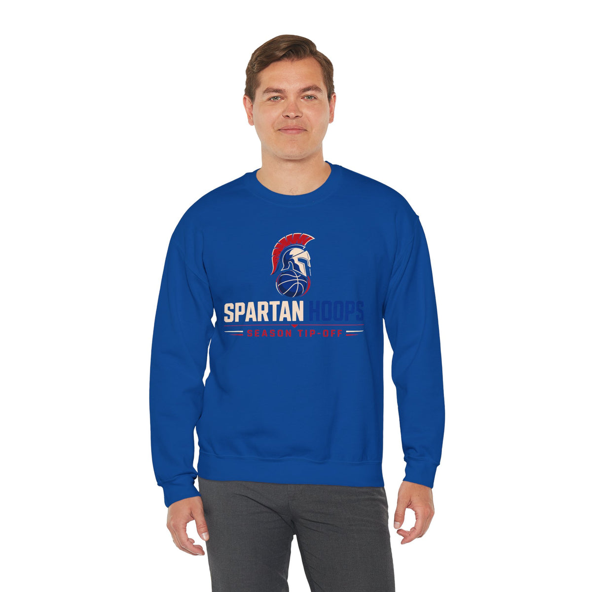 Bixby Spartans Hoops - Season Tip-Off Basketball Pullover Sweatshirt