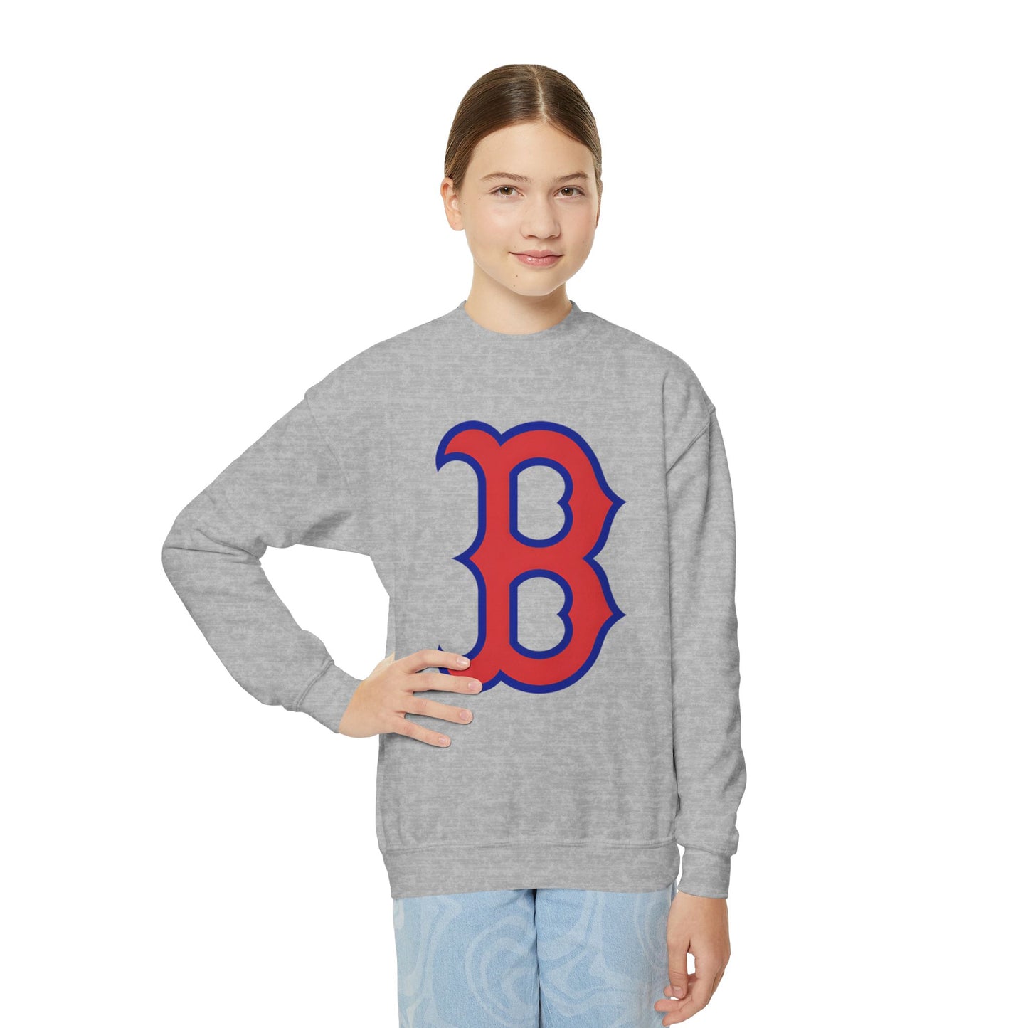 Bixby "B" Retro Logo Youth Gildan Sweatshirt