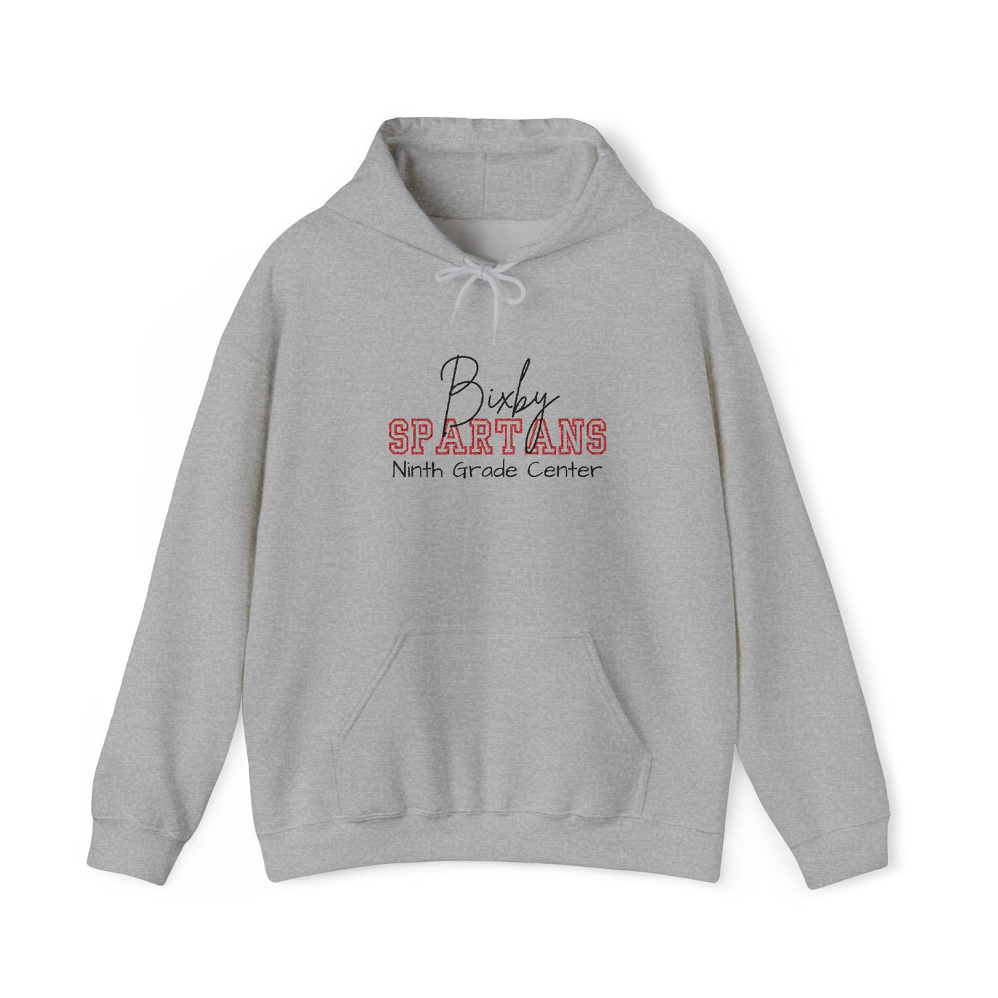 Embroidered Personalized Bixby Spartans Gildan Hoodie