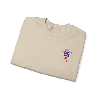 Personalized Boys Bixby Spartan Basketball Crewneck Sweatshirt