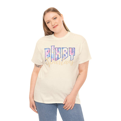 Bixby Spartans Retro Pastel Floral Print School Spirit