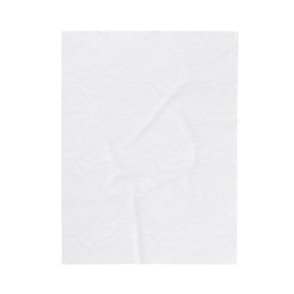 Spartan Blue Logo Velveteen Plush Blanket