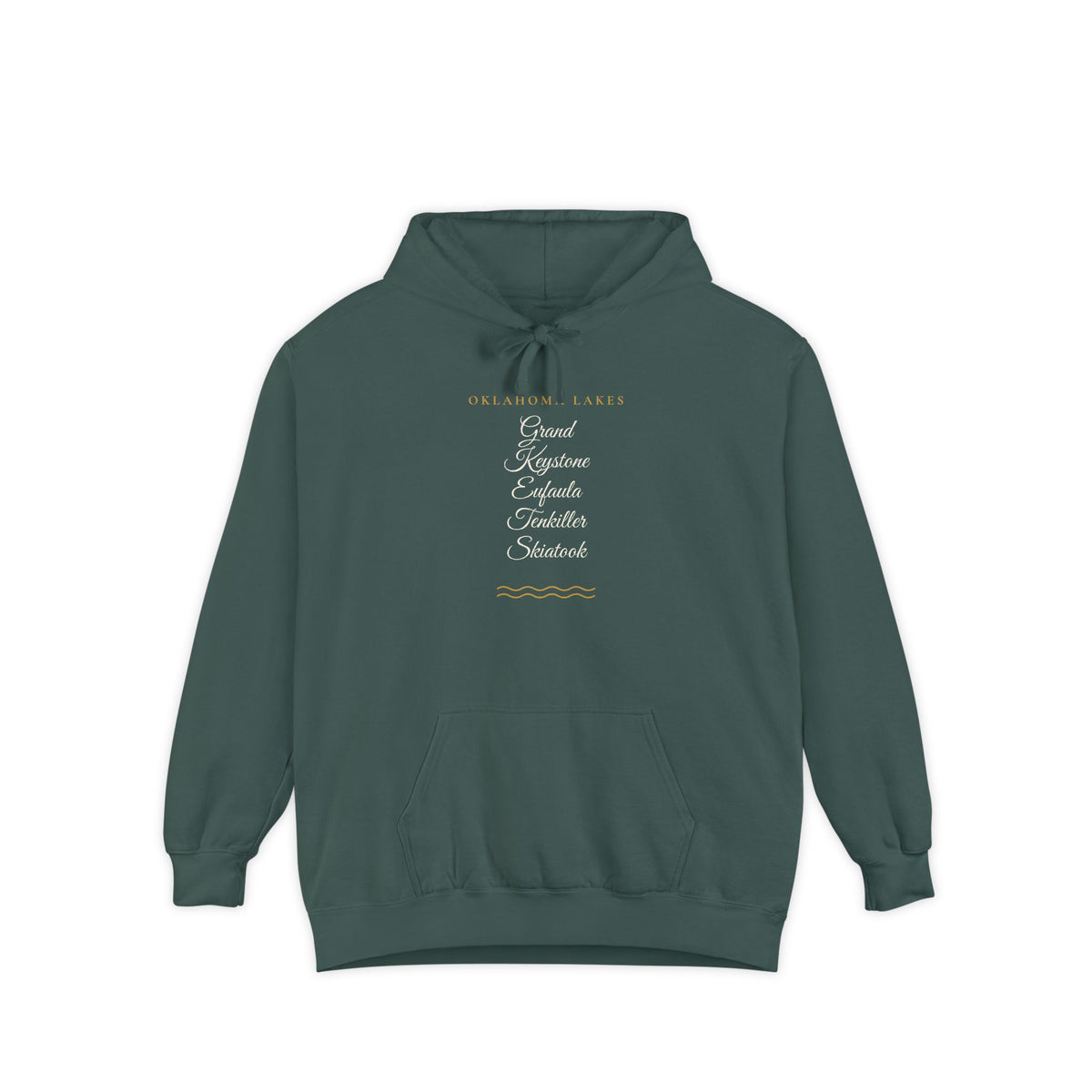 Oklahoma Lakes Hoodie | Comfort Colors
