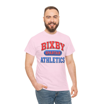 Bixby Spartan Athletics Metallic Gildan Tee