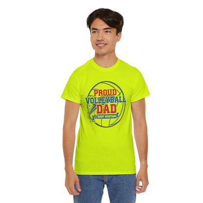 Bixby Spartan Volleyball Dad Tee