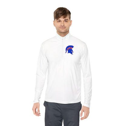Spartan Blue Logo Sport-Tek Quarter-Zip Pullover