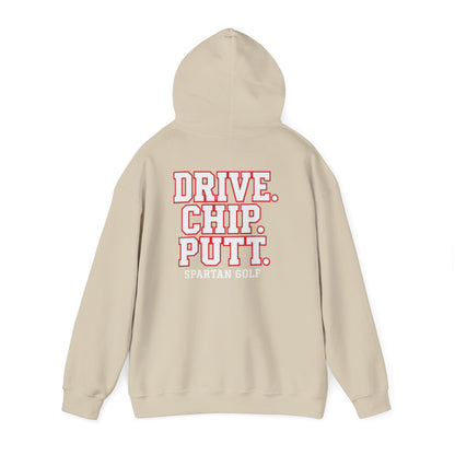 Drive. Chip. Putt. Spartan Golf Gildan Hoodie