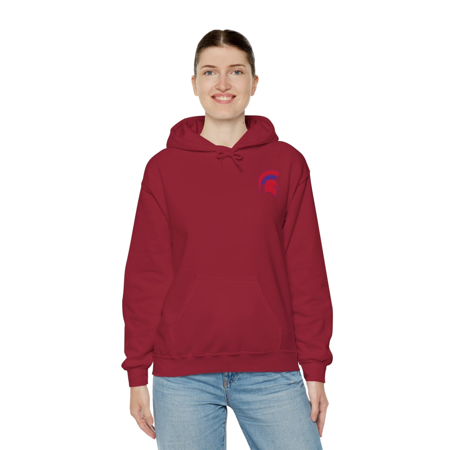 Spartan Soccer Club Distressed Crest Gildan Hoodie