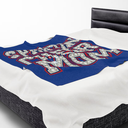 Spartan Cheer Mom Velveteen Plush Blanket