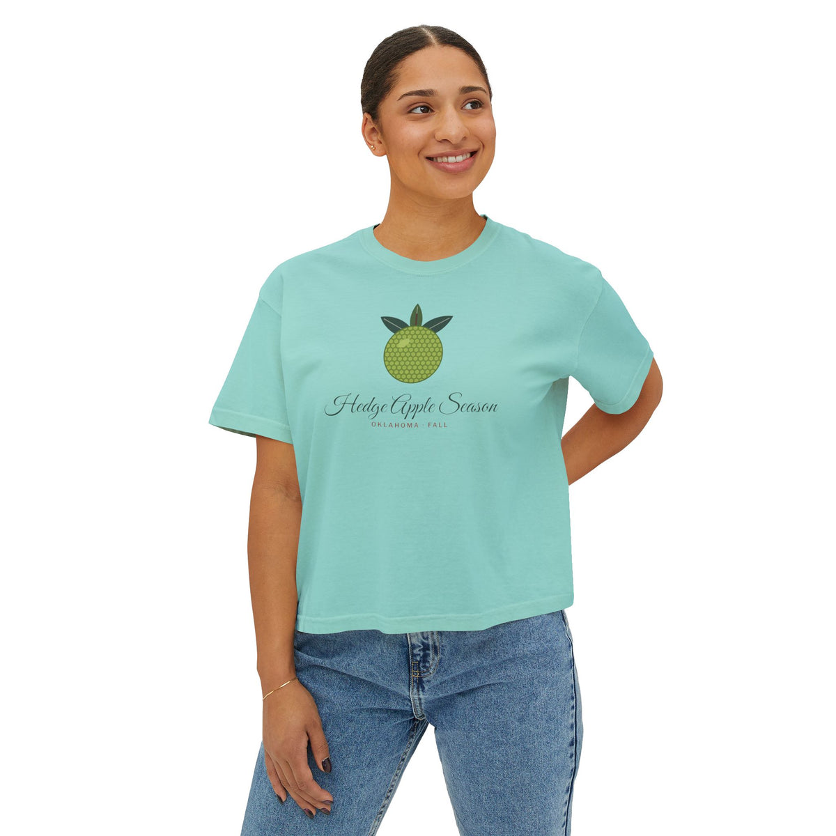 Hedge Orange Boxy Comfort Colors Tee