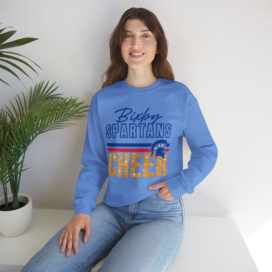 Bixby Spartans Cheer Gildan Sweatshirt