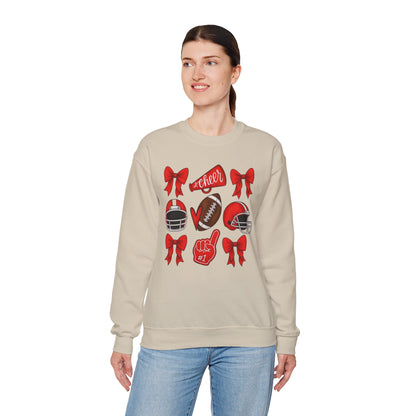 Bixby Spartan Cheer & Football Gildan Sweatshirt