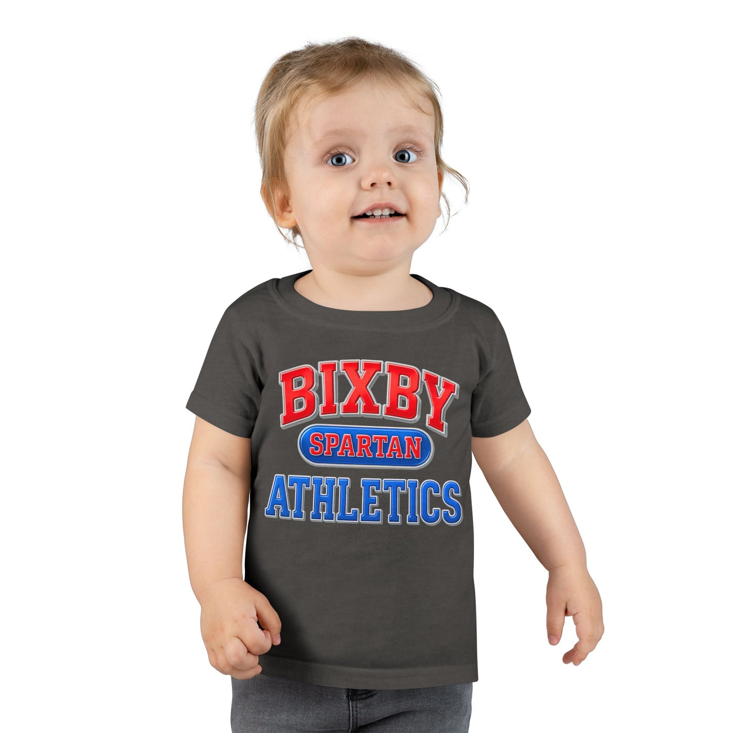 Bixby Spartan Athletics Metallic Toddler Tee