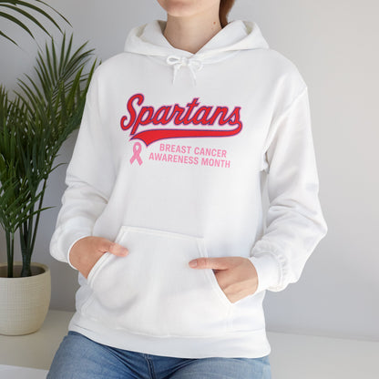 Spartans Breast Cancer Awareness Gildan Hoodie