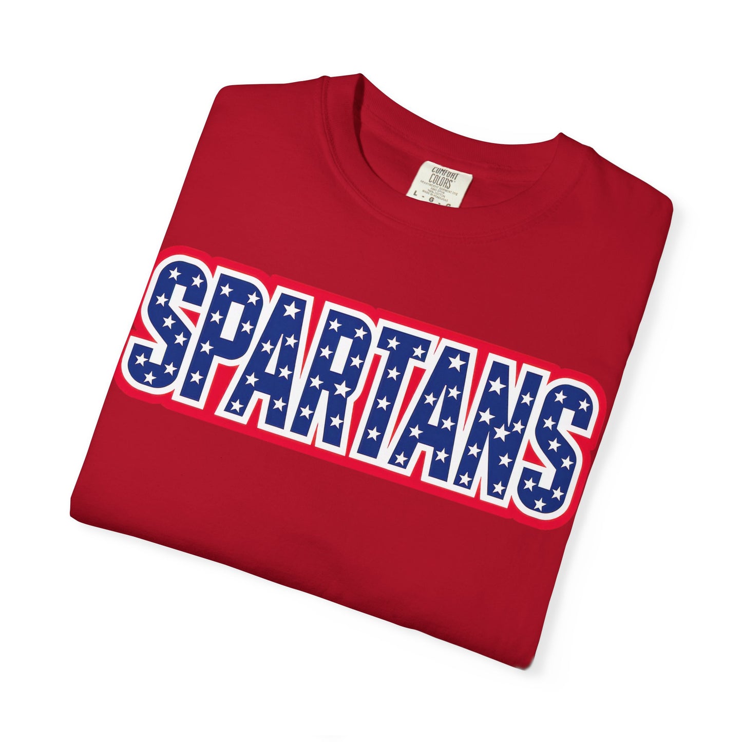 Spartans Patriotic Comfort Colors Tee