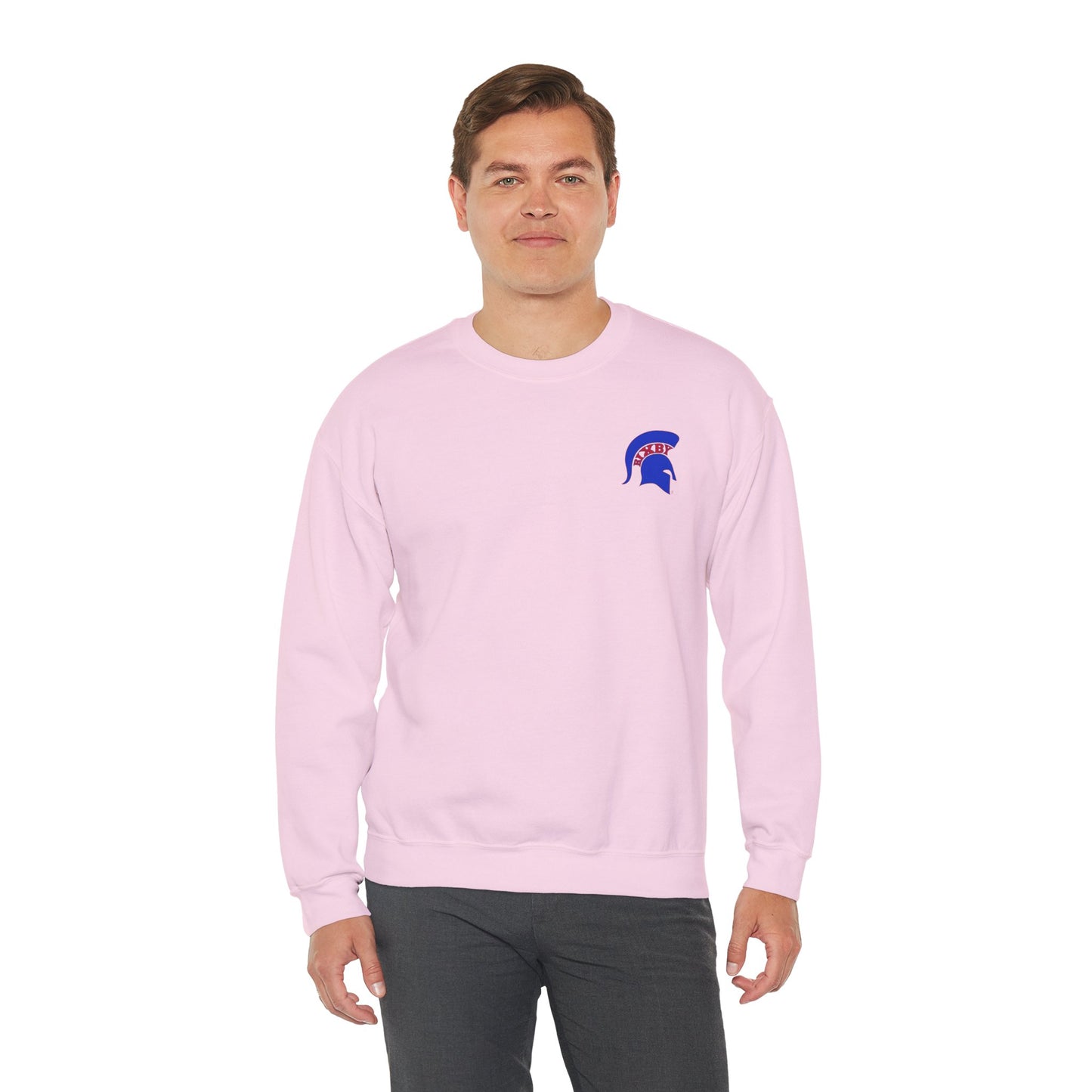 Spartan Blue Logo Gildan Sweatshirt