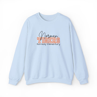 Personalized Embroidered Norman Tigers Crewneck Sweatshirt