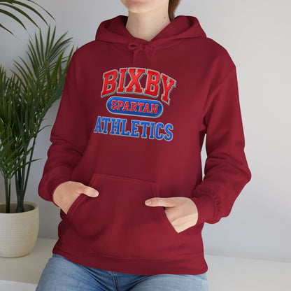 Bixby Spartan Athletics Metallic Gildan Hoodie