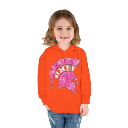 Bixby Spartans Pink Bling Toddler Rabbit Skins Hoodie