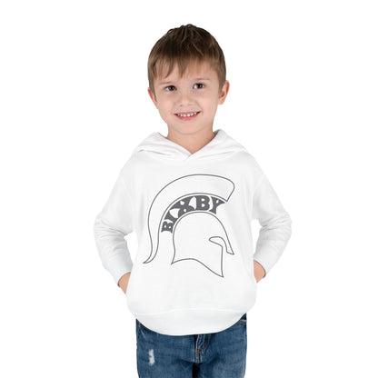Bixby Spartans White Logo Toddler Rabbit Skins Hoodie