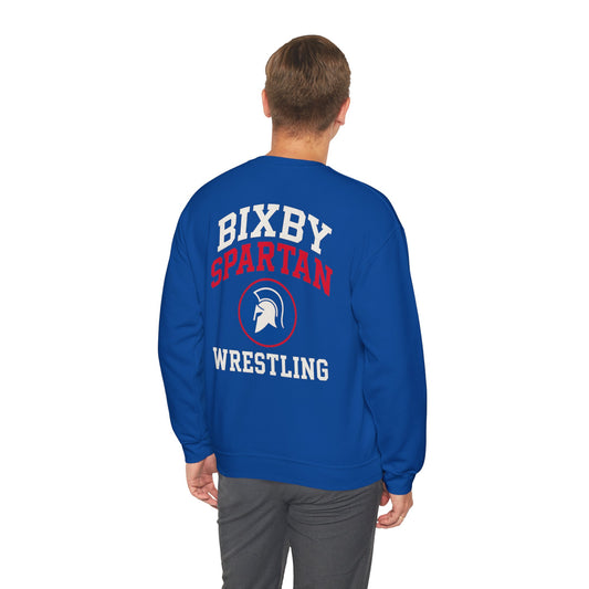 Bixby Spartan Wrestling Gildan Sweatshirt