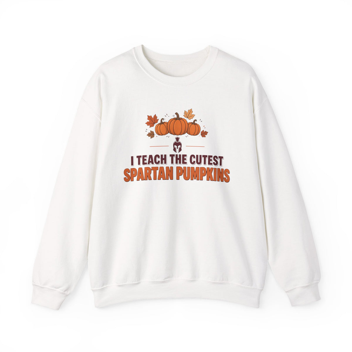 Bixby Spartans Teacher - "I Teach The Cutest Spartan Pumpkins" Fall Sweatshirt