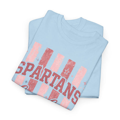 Spartans Bixby Pink Stripes T-Shirt