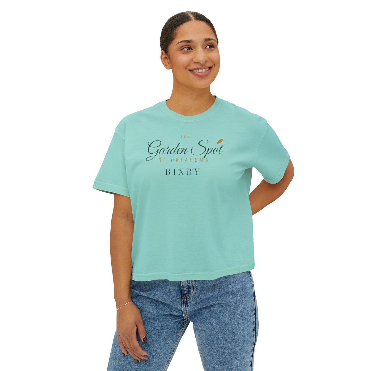 Garden Spot of Oklahoma Boxy Comfort Colors Tee