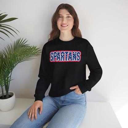 Spartans Patriotic Gildan Sweatshirt