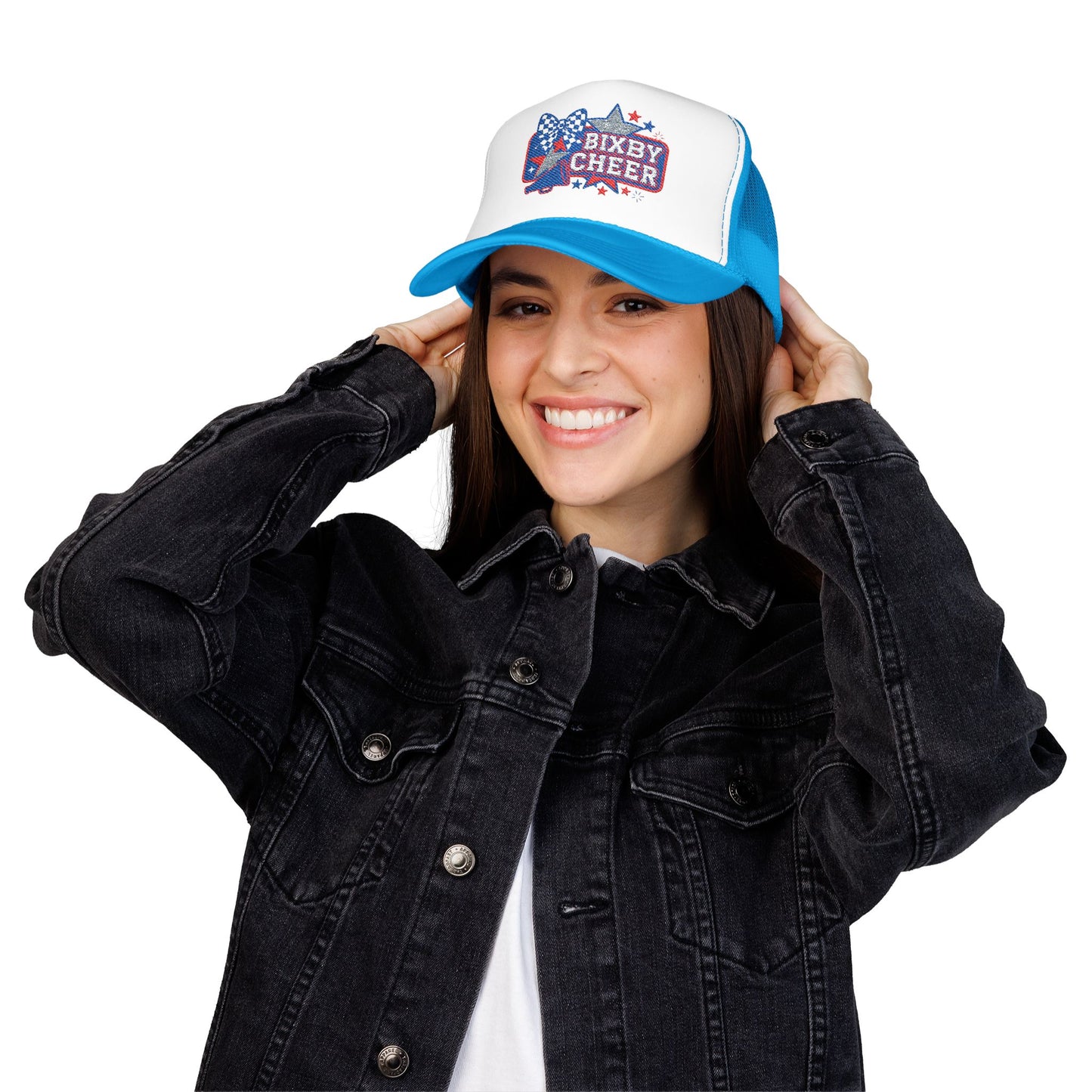Bixby Cheer Embroidered Foam Trucker Hat