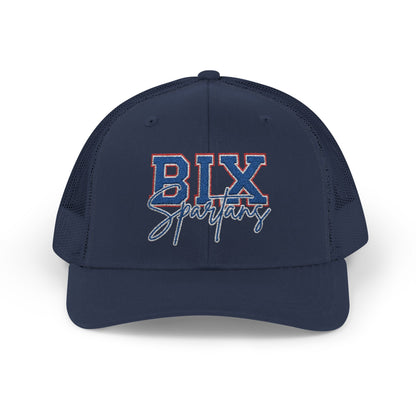 'BIX' Script Embroidered Trucker Snapback