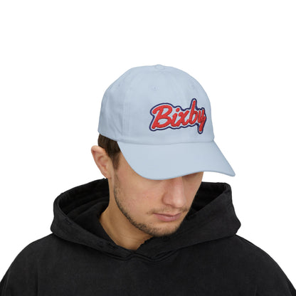 Bixby Spartans Retro Script Embroidered Dad Hat – Classic Adjustable Ball Cap
