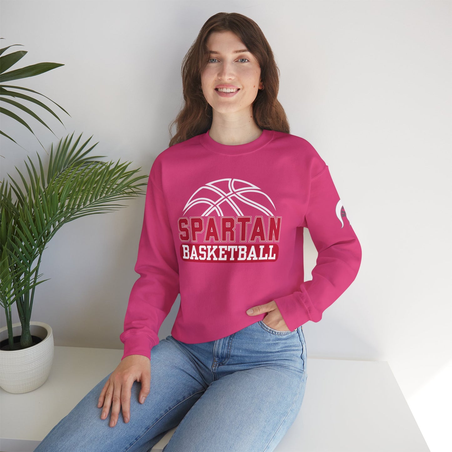 Bixby Spartan Basketball Gildan Sweatshirt