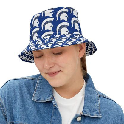 Spartan White Logo Bucket Hat
