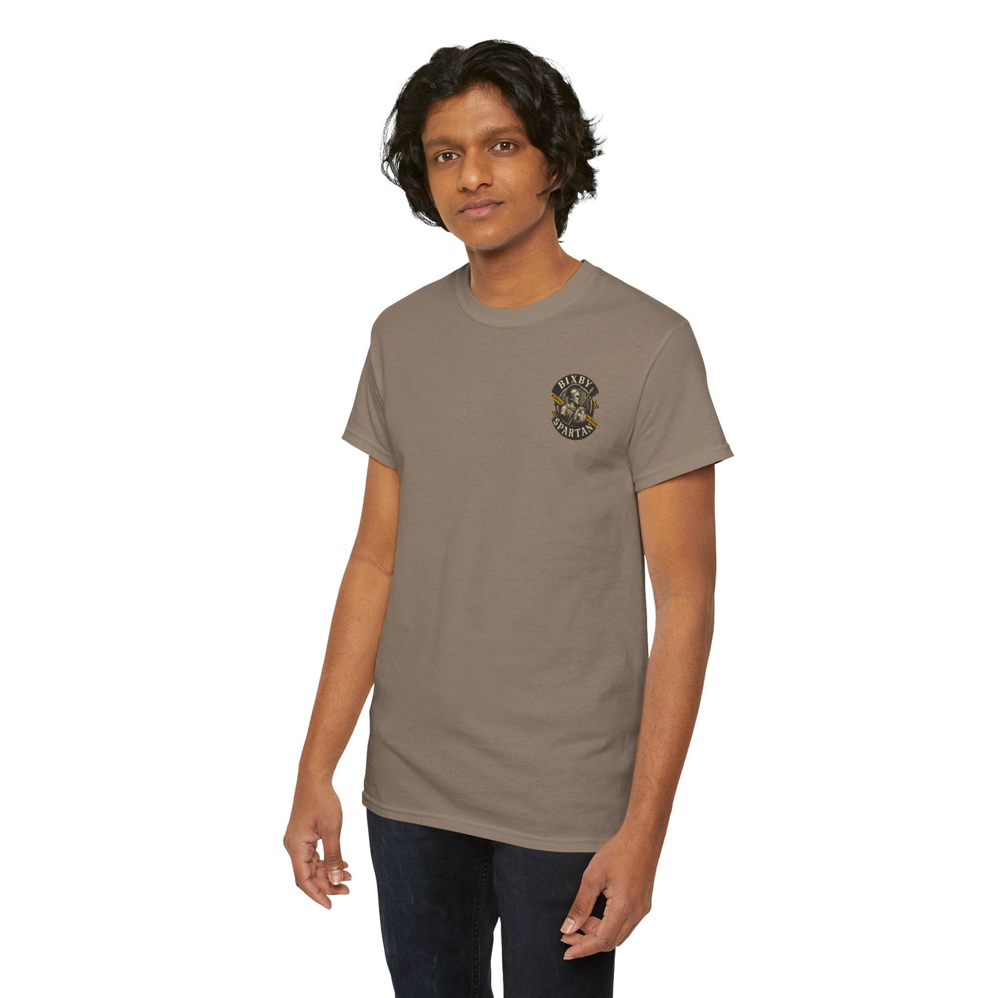 Spartan Strength Chaos Badge Gildan Tee