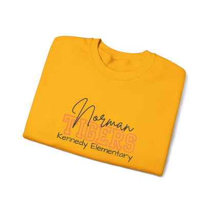 Personalized Embroidered Norman Tigers Crewneck Sweatshirt