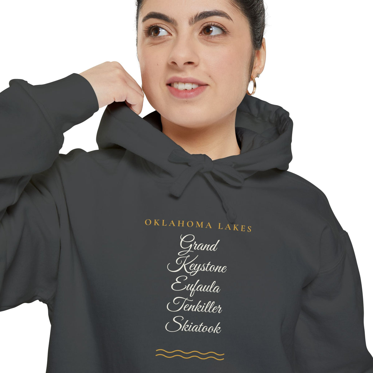 Oklahoma Lakes Hoodie | Comfort Colors
