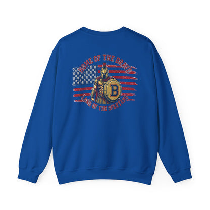 Patriotic Land of the Spartans Gildan Sweatshirt