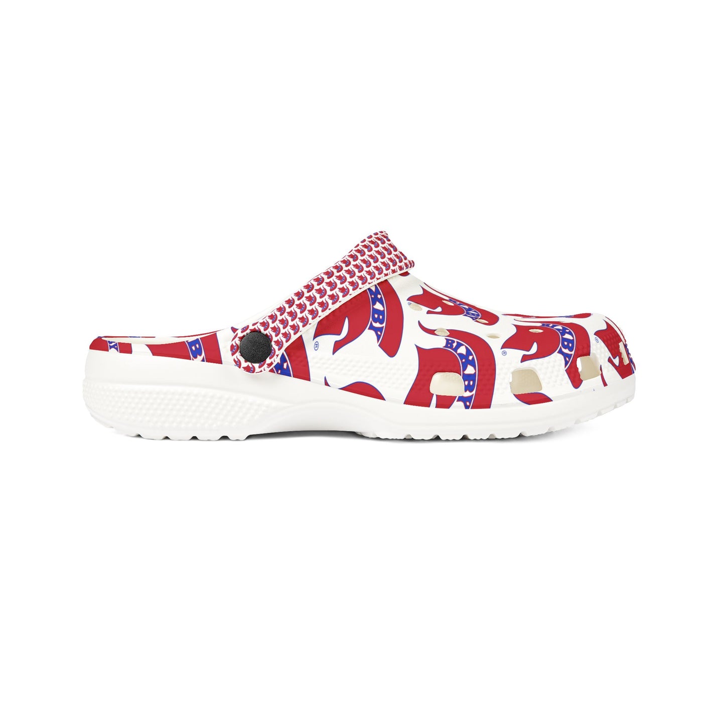 Spartan Red Logo Crocs