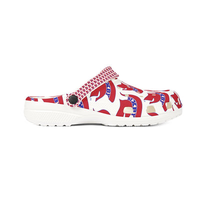 Spartan Red Logo Crocs