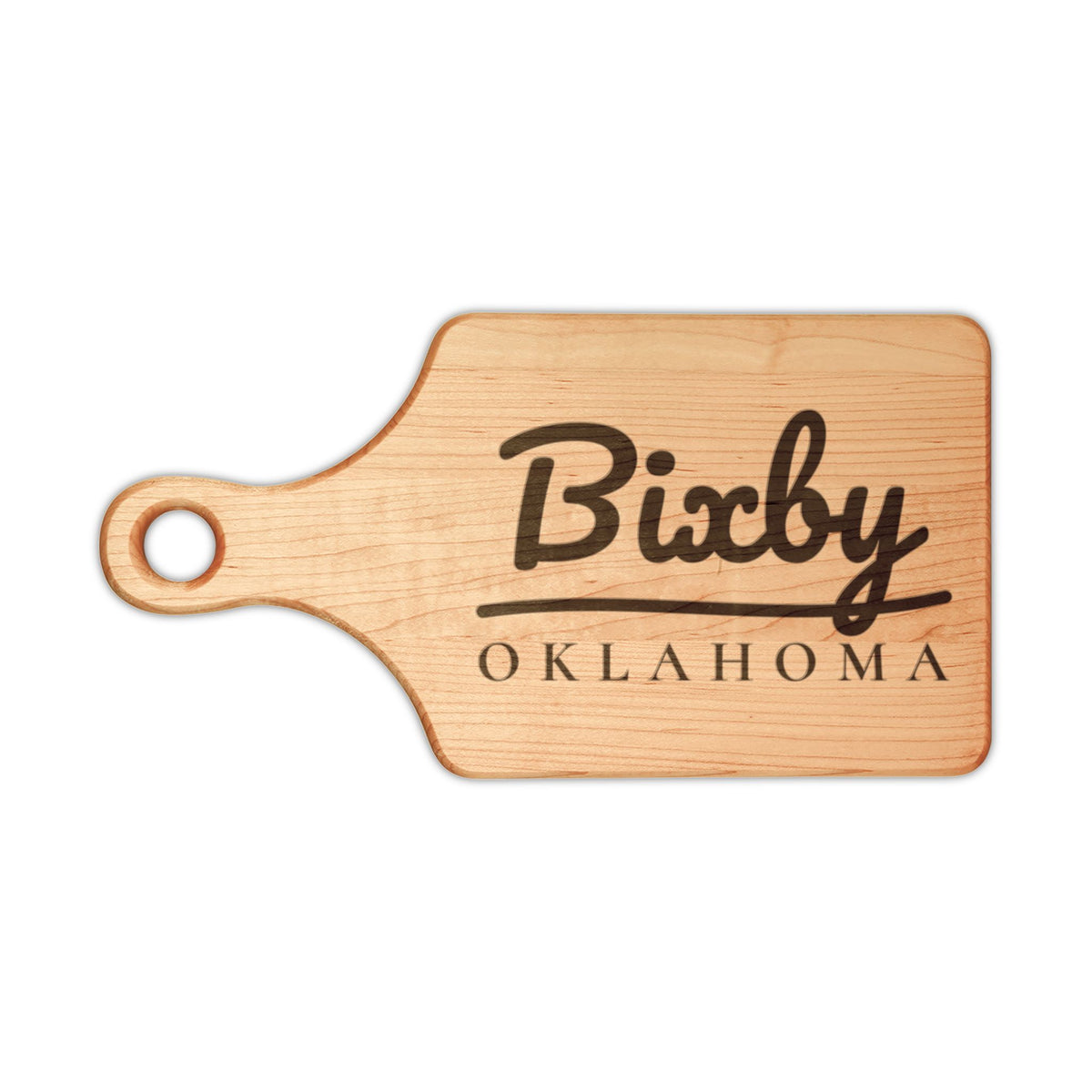Bixby Garden Script Engraved Cutting Board