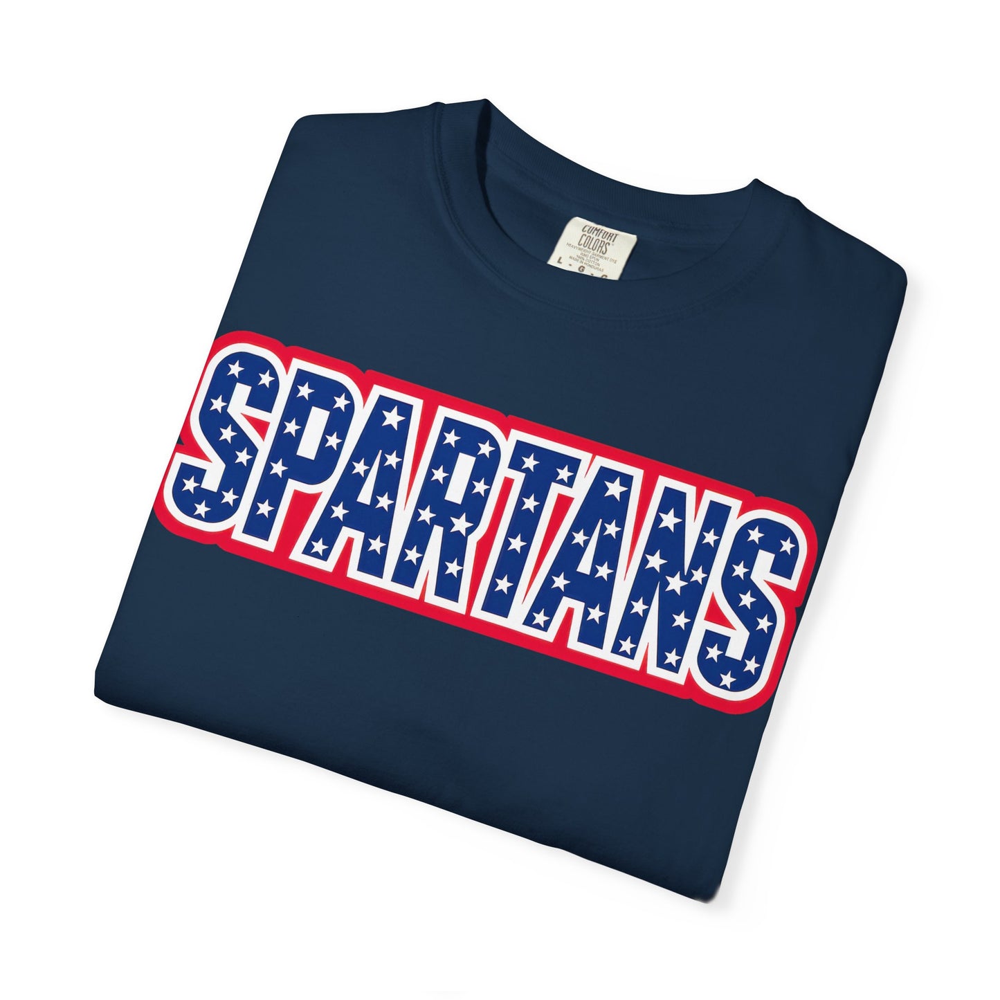 Spartans Patriotic Comfort Colors Tee