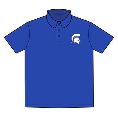 Spartan White Logo PosiCharge Sport-Tek Polo