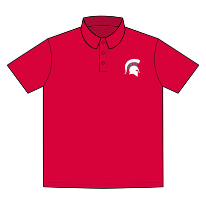 Spartan White Logo PosiCharge Sport-Tek Polo