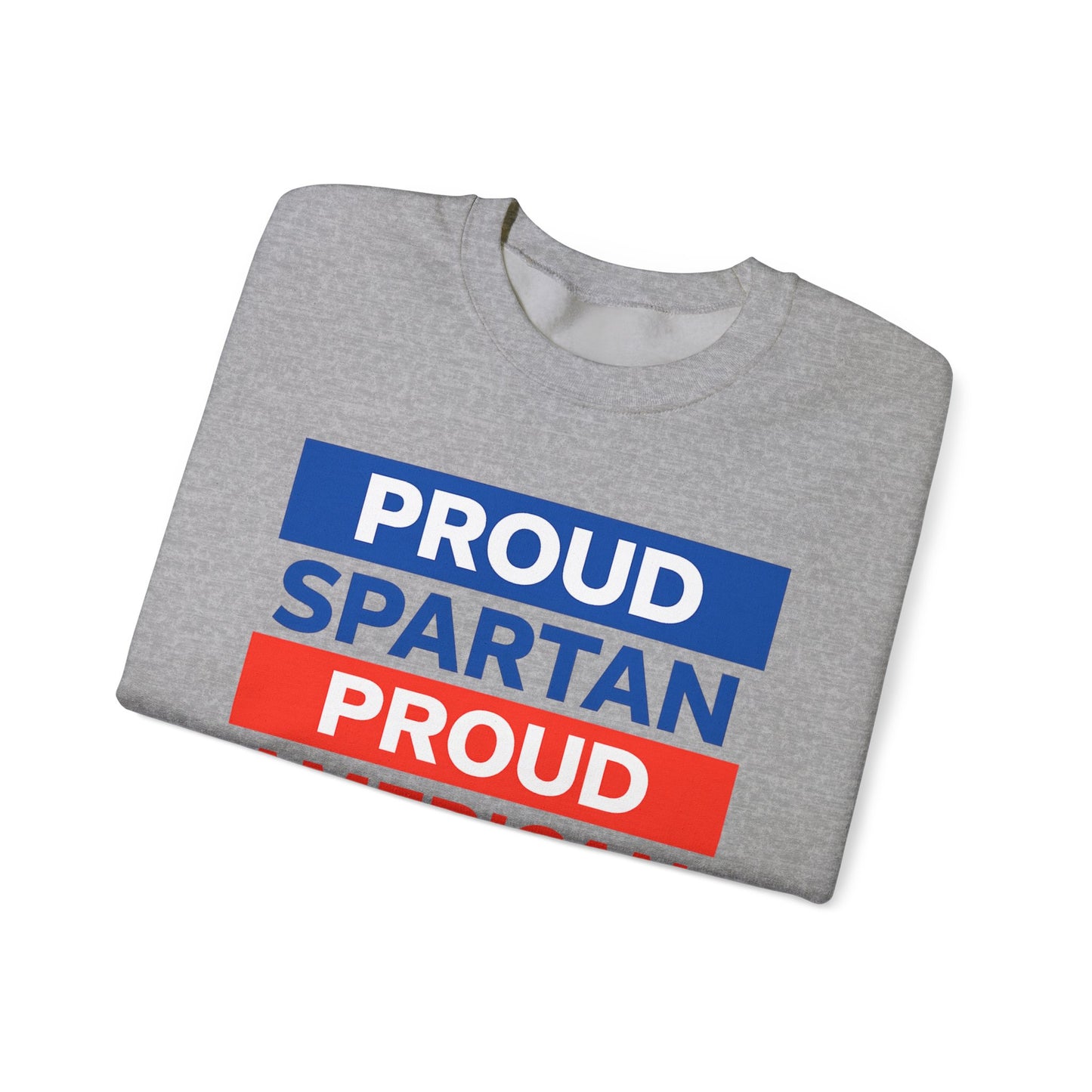Proud Spartan Proud American Gildan Sweatshirt