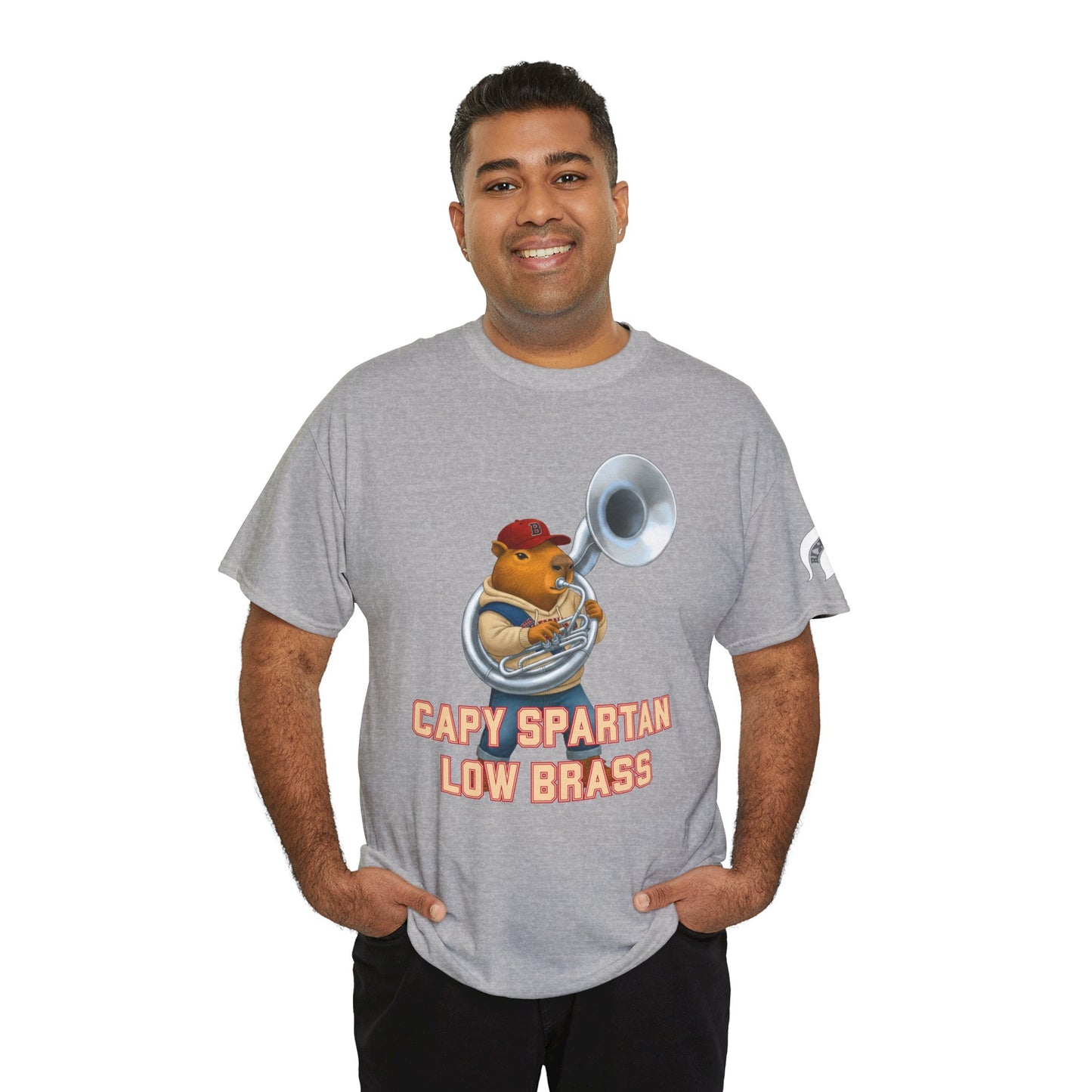 Capy Spartan Low Brass Gildan Tee