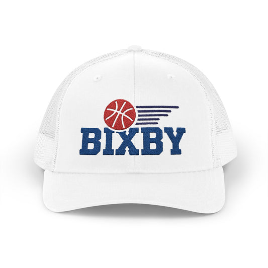 Bixby Spartans Basketball Embroidered Trucker Snapback