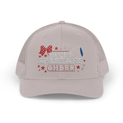 Bixby Spartans Cheer Embroidered Trucker Snapback
