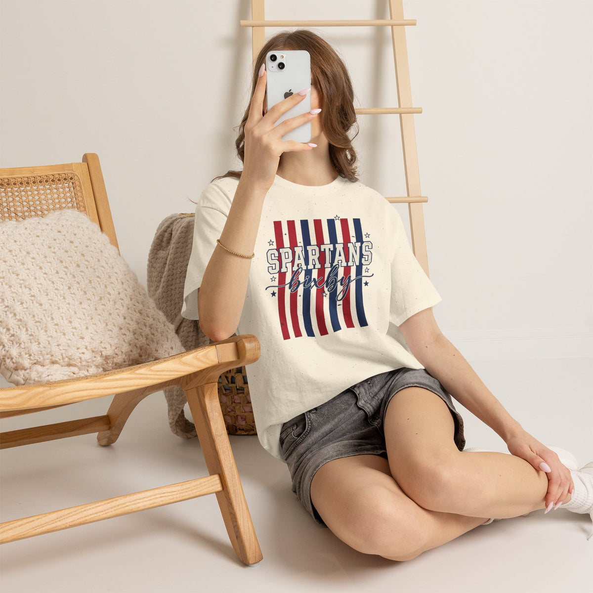 Bixby Spartans Patriotic Tee